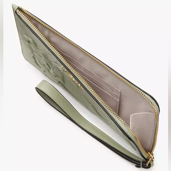 Kate Spade Lucy Floral Medium L-zip Wristlet - Picture 2 of 4